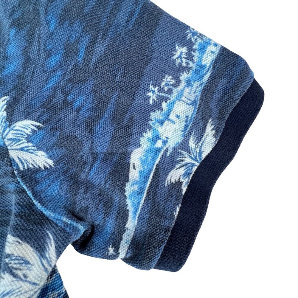 Polo Ralph Lauren Tropical Fish Shirt All Over Mens Med Blue Button Down Classic - Picture 5 of 14